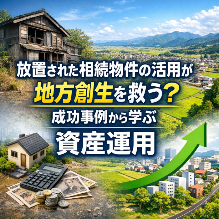 放置された相続物件の活用が地方創生を救う？成功事例から学ぶ資産運用