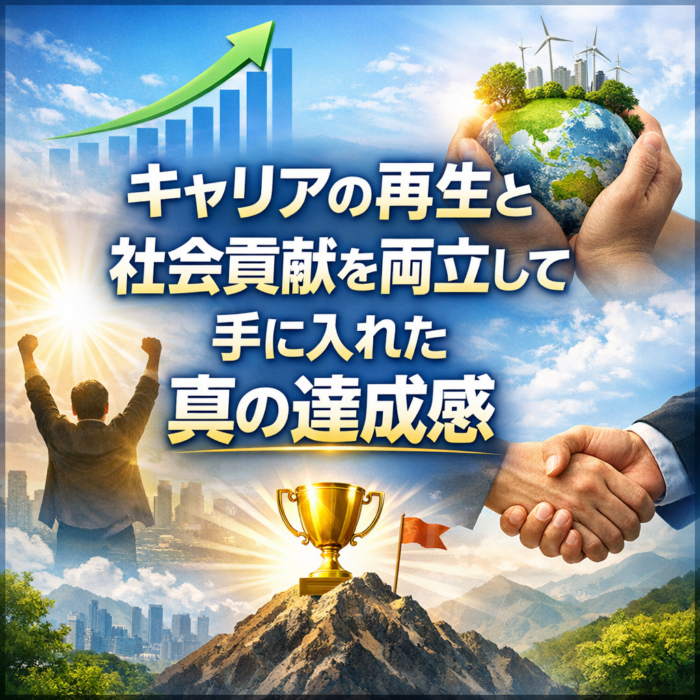 キャリアの再生と社会貢献を両立して手に入れた真の達成感